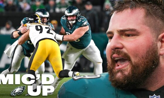 Landon Dickerson Mic'd Up in DOMINANT Win vs Steelers