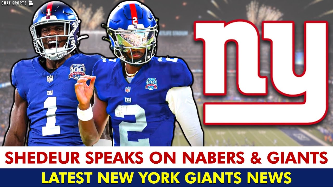 Shedeur Sanders SPEAKS on Malik Nabers & New York Giants