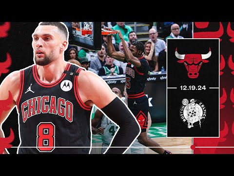 Bulls beat Boston for third straight W 🔥 Zach LaVine scores 36 points | Chicago Bulls Highlights