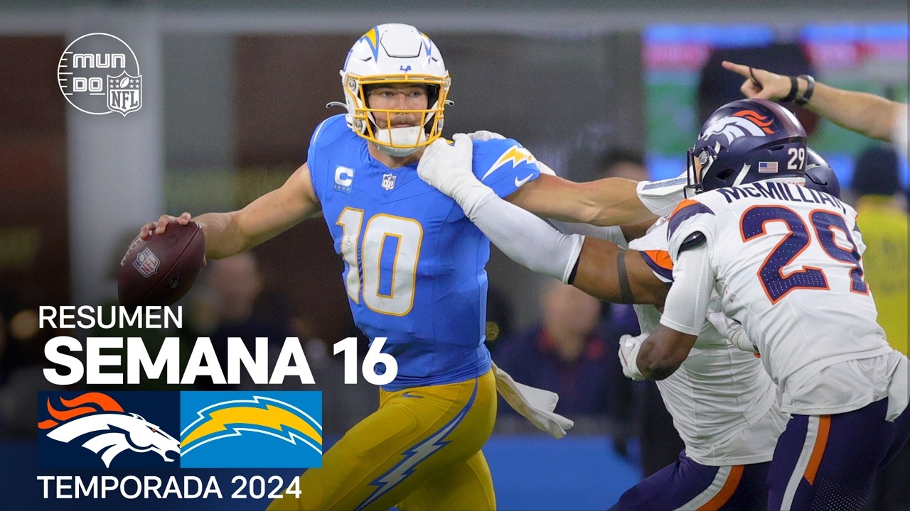 Denver Broncos vs. Los Angeles Chargers | Resumen NFL en español - Semana 16 | NFL Highlights 2024