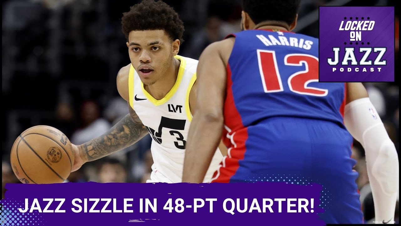 POSTCAST - Utah Jazz's explosive first quarter dominates Detroit Pistons in thrilling NBA showdown