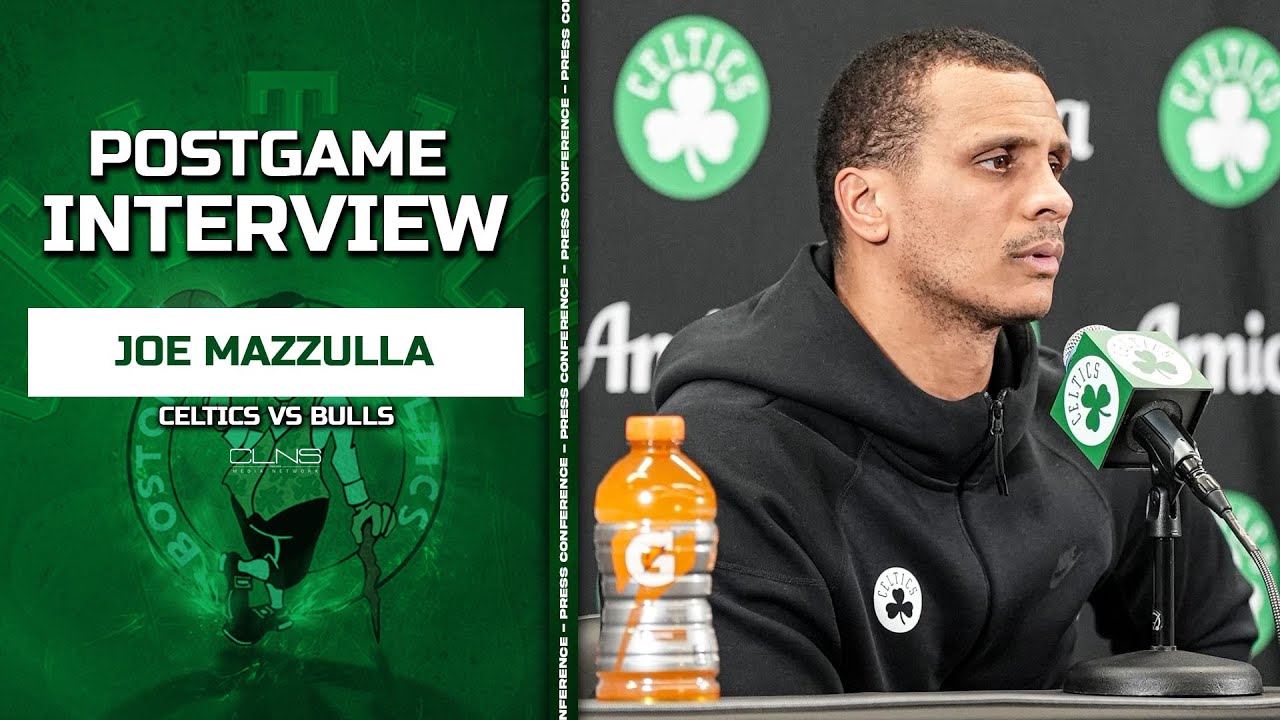 Joe Mazzulla on Having WORDS For Referee Postgame | Celtics vs Bulls 12-19