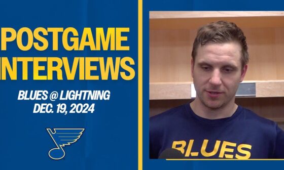 Dec. 19: Postgame Interviews