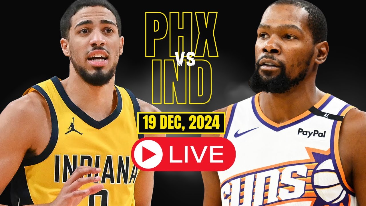 🔴LIVE : Phoenix Suns vs Indiana Pacers Full Game | NBA Live | DEC,19 2024 | 2K24