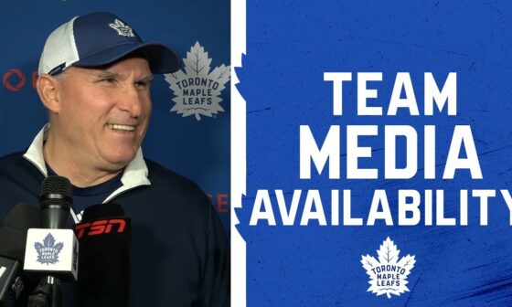 Maple Leafs Media Availability | Pregame at Buffalo Sabres | December 20, 2024