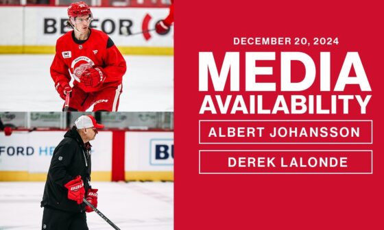 Albert Johansson & Derek Lalonde Morning Skate | 12/20 MTL