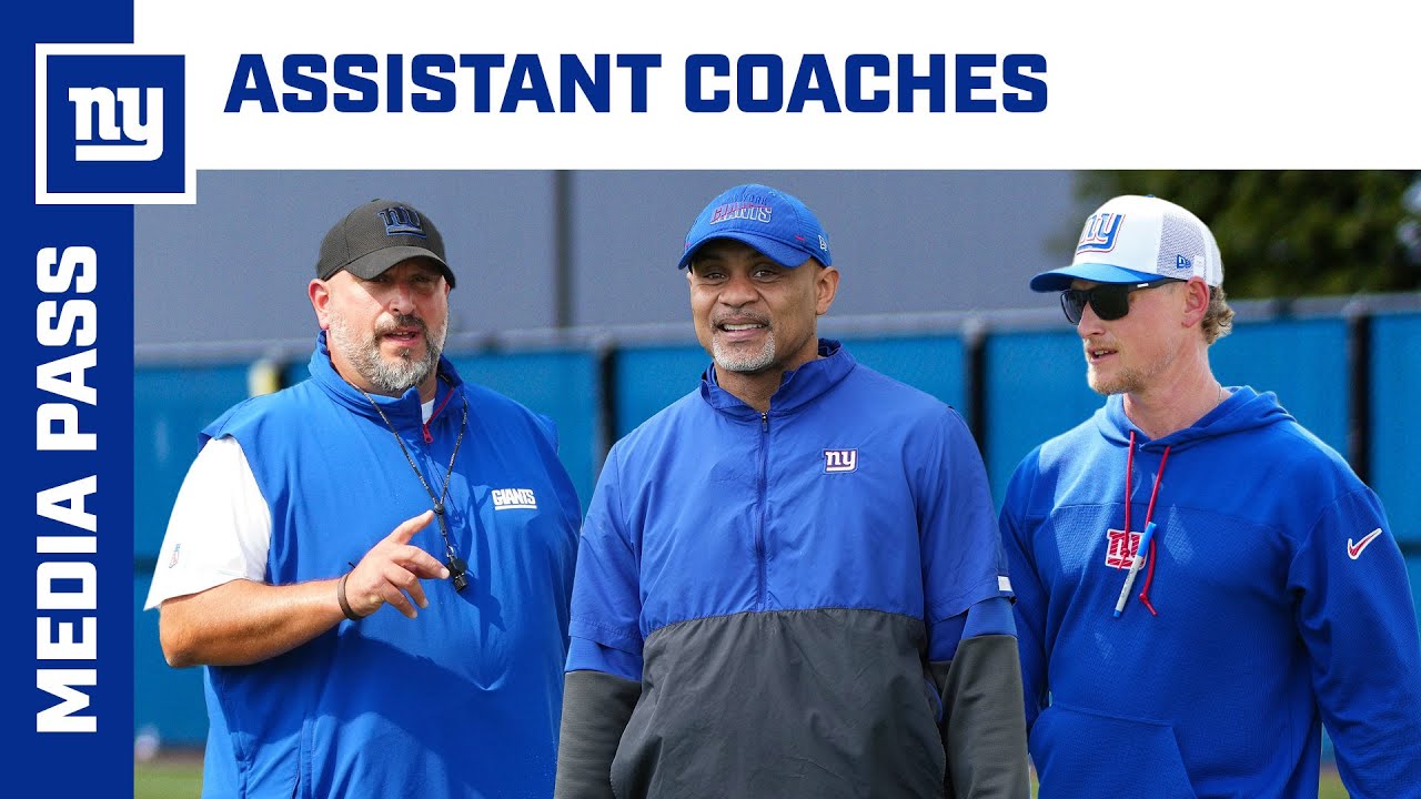 Assistant Coaches Speak to the Media | New York Giants