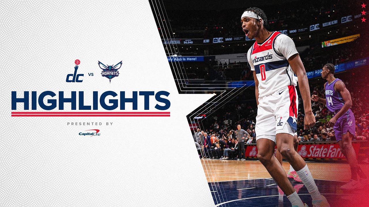 Highlights: Washington Wizards vs. Charlotte Hornets | 12.19.24