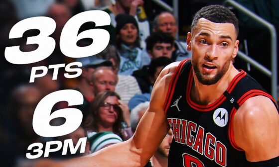 Zach LaVine GOES OFF FOR 36 PTS in Boston! (6 Threes) 🔥| December 19, 2024