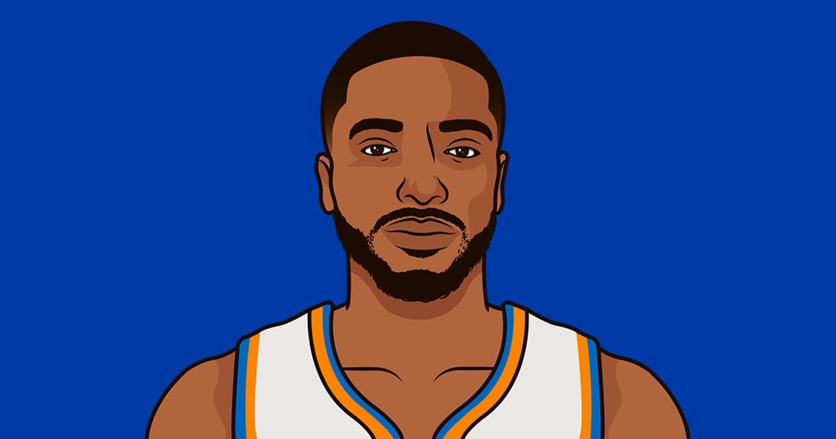 Mikal Bridges last 8 games: 22.1/3.3/3.5 on 69 TS%. During that span the Knicks have the 3rd best defense in the NBA and Mikal is leading the league in +/- (+129)