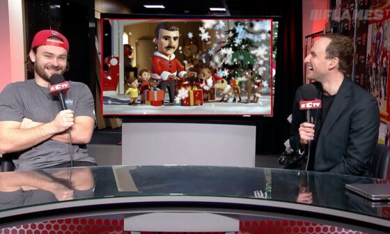 "That's a fireable offence" | Rasmus reacts to our AI Christmas graphics