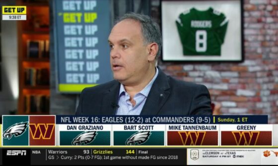 GET UP | "Jayden Daniels is best QB in NFL Draft"- Mike Tannenbaum picks Commanders will beat Eagles