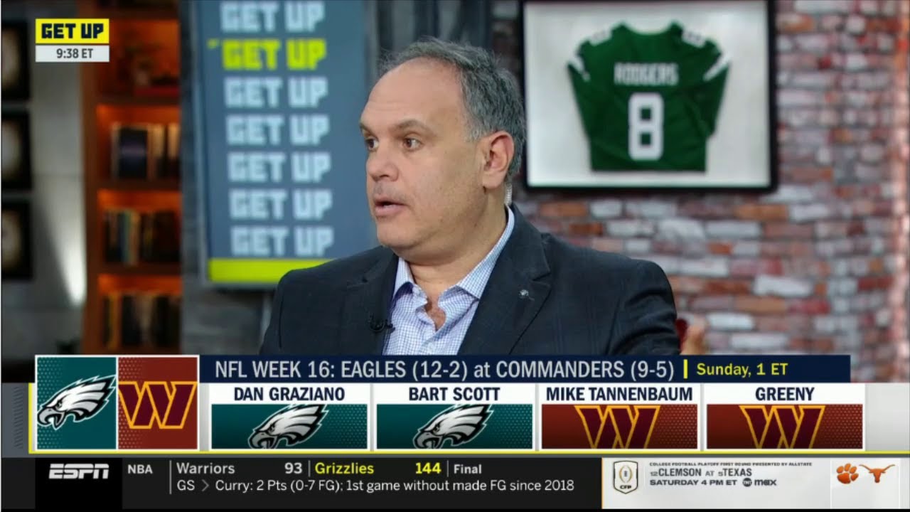 GET UP | "Jayden Daniels is best QB in NFL Draft"- Mike Tannenbaum picks Commanders will beat Eagles