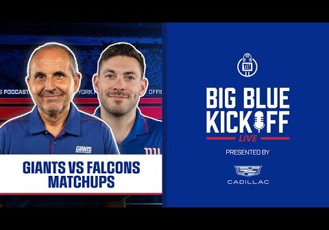 Giants vs. Falcons Matchups | Big Blue Kickoff Live | New York Giants