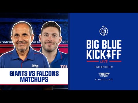 Giants vs. Falcons Matchups | Big Blue Kickoff Live | New York Giants