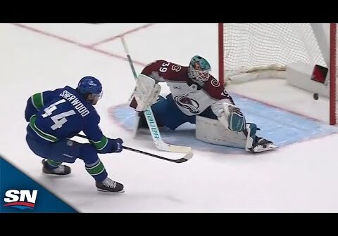 Canucks' Kiefer Sherwood Steals Puck For Slick Short-Handed Breakaway Goal