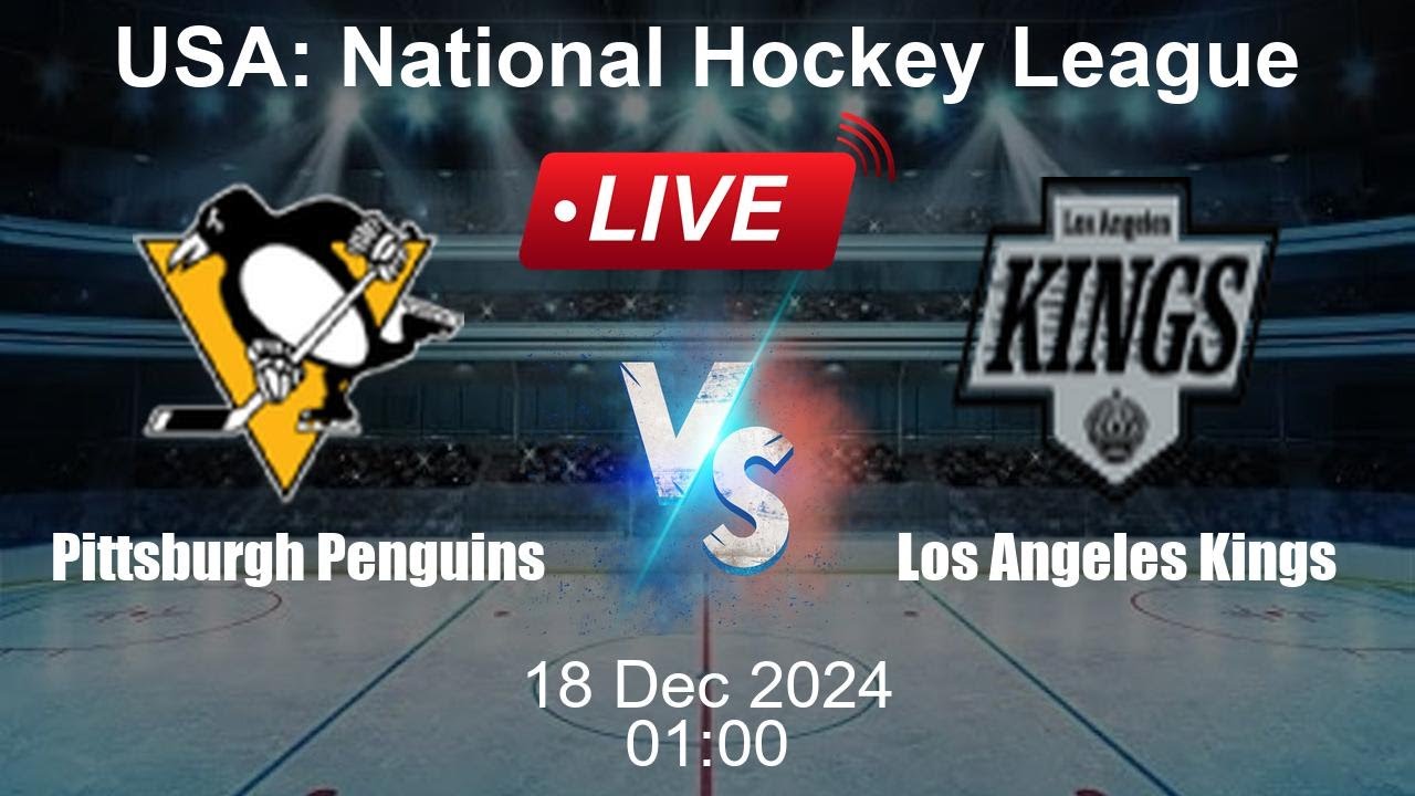 🔴 LIVE: Pittsburgh Penguins vs Los Angeles Kings - Live Ice Hockey Score