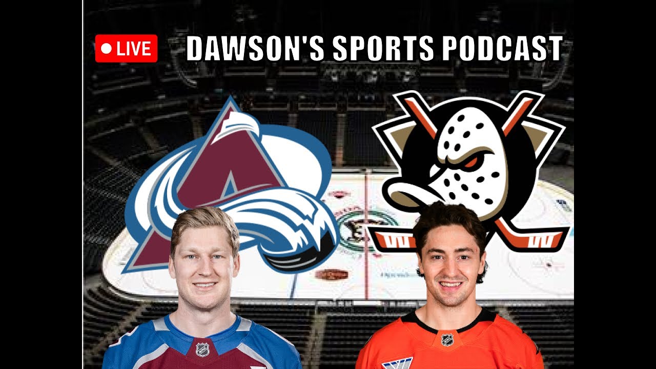 Colorado Avalanche vs Anaheim Ducks LIVE Play by Play Commentary