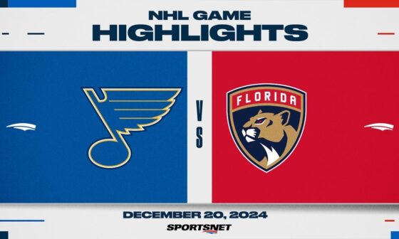 NHL Highlights | Blues vs. Panthers - December 20, 2024