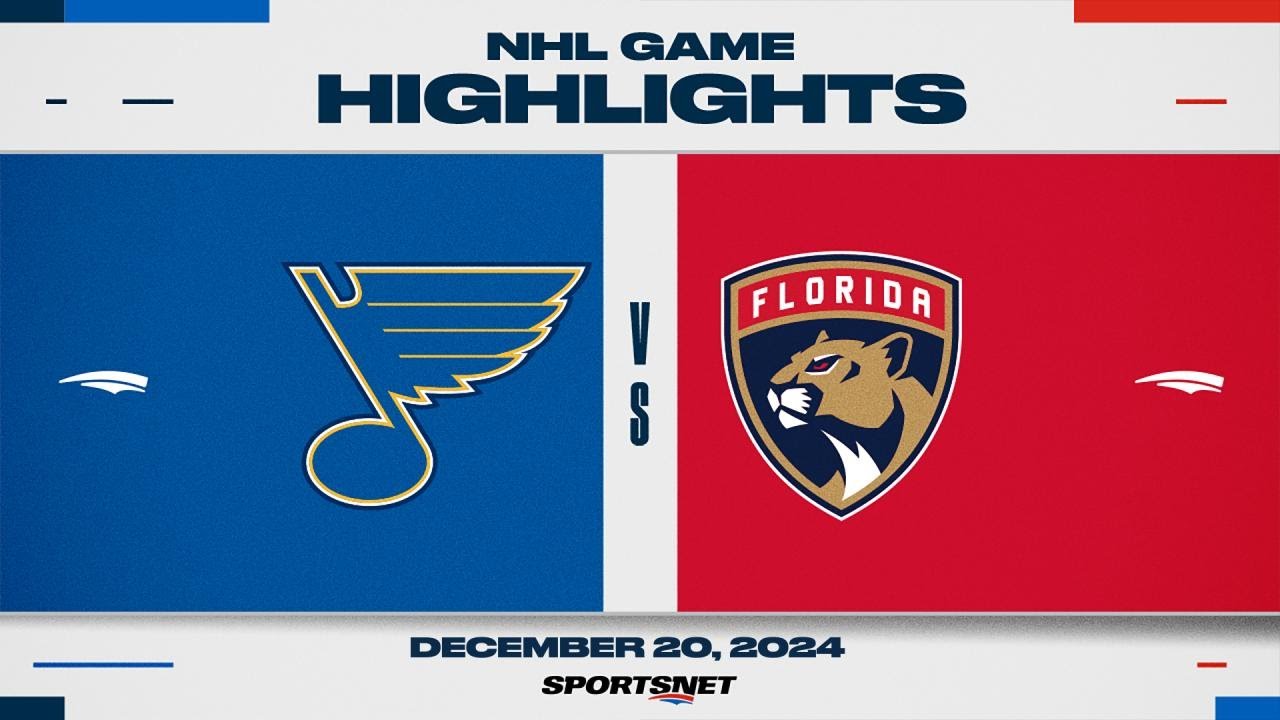 NHL Highlights | Blues vs. Panthers - December 20, 2024