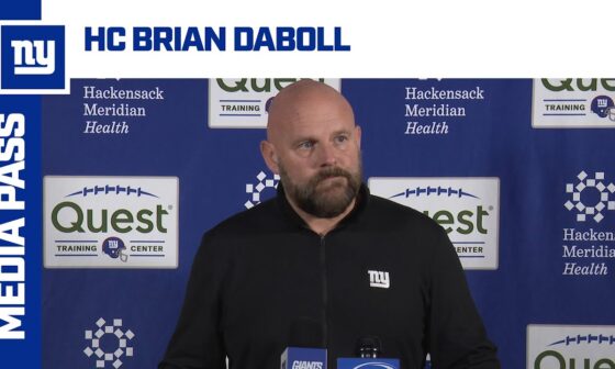 Coach Brian Daboll Provides Final Injury Updates ahead of Week 16 | New York Giants