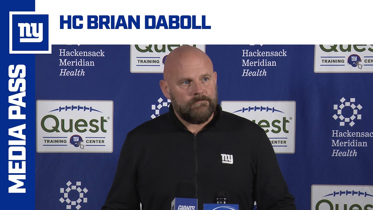 Coach Brian Daboll Provides Final Injury Updates ahead of Week 16 | New York Giants