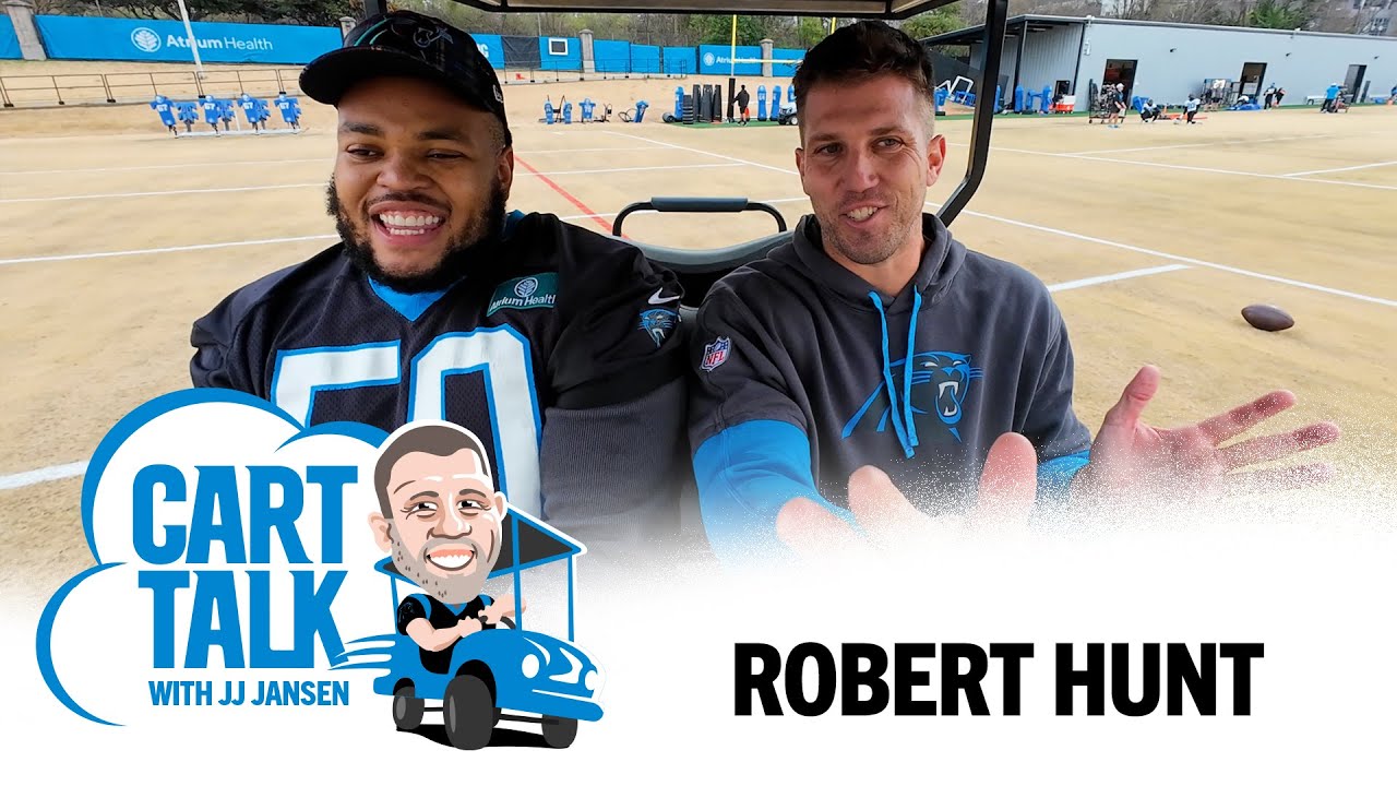 Robert Hunt joins Cart Talk to talk Christmas gifts, drones, and much more | Carolina Panthers