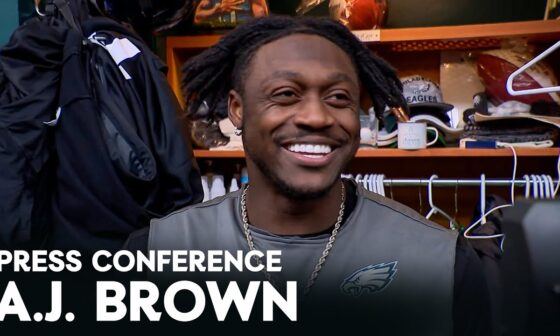 Eagles Press Conference: A.J. Brown, DeVonta Smith, and More | December 20, 2024