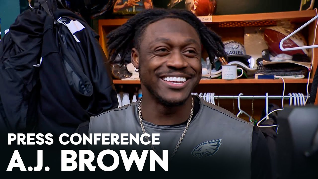 Eagles Press Conference: A.J. Brown, DeVonta Smith, and More | December 20, 2024