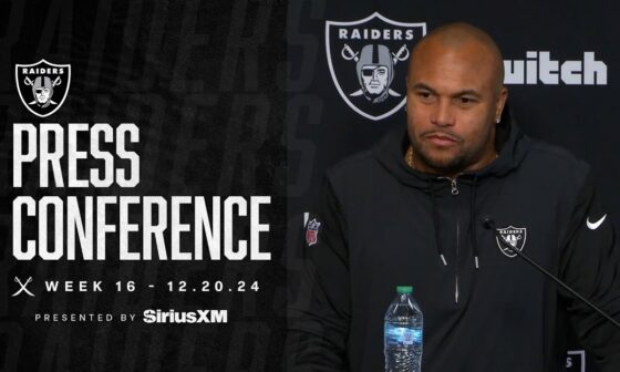 Coach Pierce Presser - 12.20.24 | Raiders | NFL