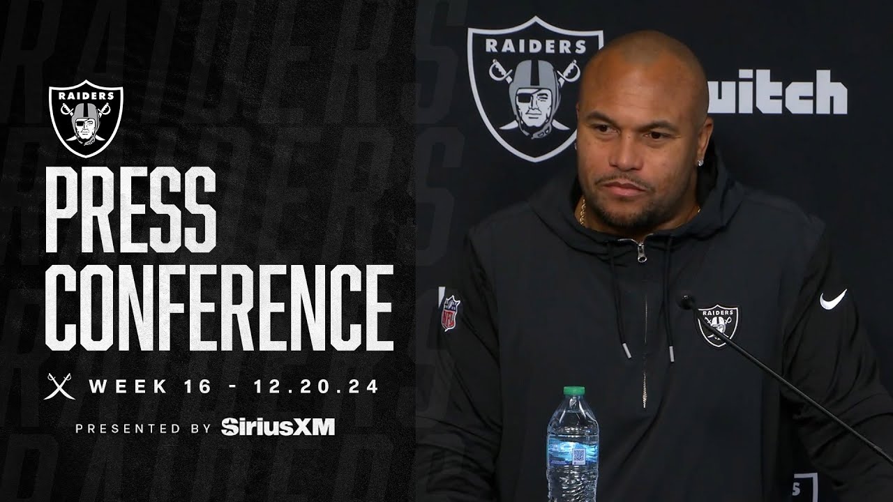 Coach Pierce Presser - 12.20.24 | Raiders | NFL