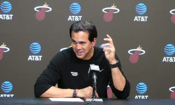 Erik Spoelstra Talks Miami Heat Loss To OKC, Jimmy Butler Illness, Bam Adebayo Stiches,