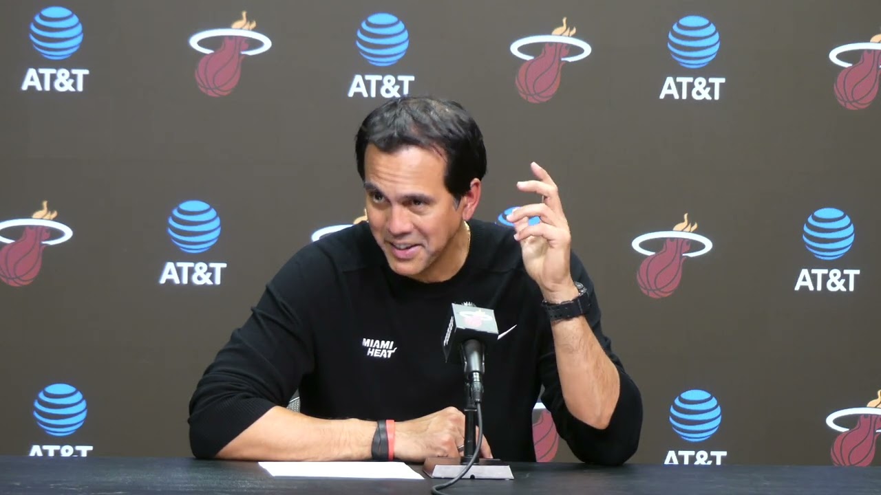 Erik Spoelstra Talks Miami Heat Loss To OKC, Jimmy Butler Illness, Bam Adebayo Stiches,