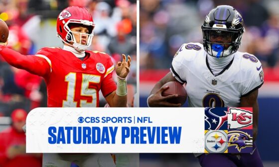 NFL Week 16 Saturday Preview: Texans at Chiefs & Steelers at Ravens