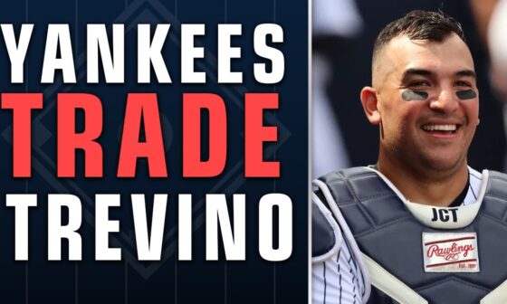 Yankees TRADE Jose Trevino to Reds for Fernando Cruz and Alex Jackson