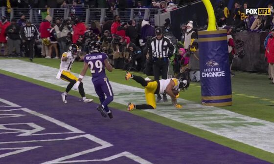 MyCole Pruitt catches for a 1-yard Touchdown vs. Baltimore Ravens