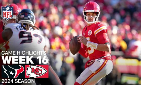 Houston Texans vs. Kansas City Chiefs | 2024 Week 16 Game Highlights