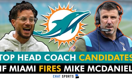 TOP Miami Dolphins Head Coach Candidates If Mike McDaniel Gets Fired Ft. Mike Vrabel