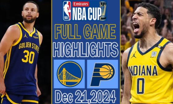 Golden State Warriors vs  Indiana Pacers Game Highlights Dec 21,2024 | NBA Highlights Today