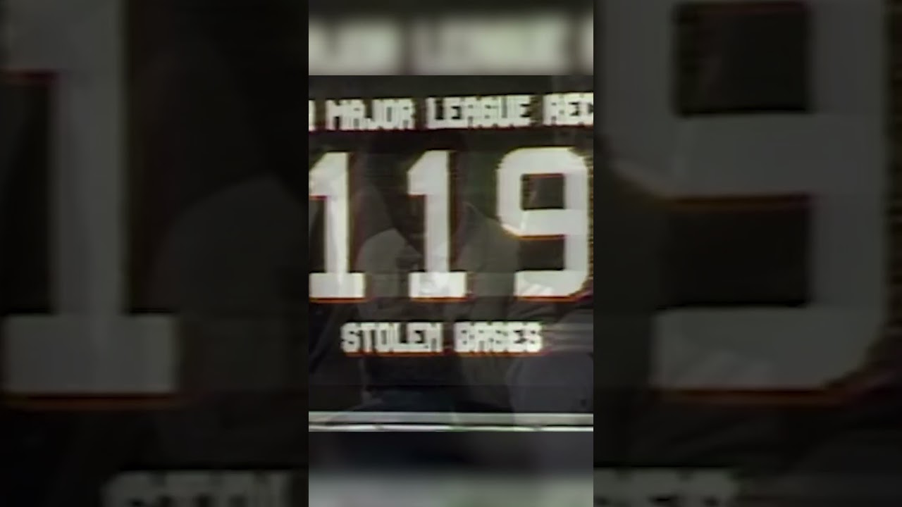 Rickey Henderson is both the all-time and single-season stolen base leader 🤍