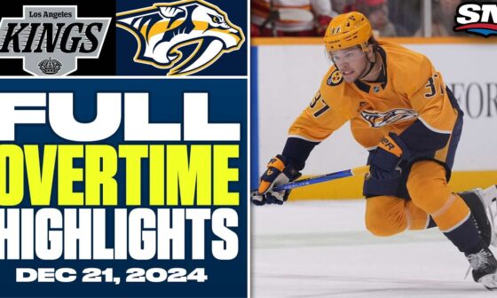 Los Angeles Kings at Nashville Predators | FULL Overtime Highlights - December 21, 2024