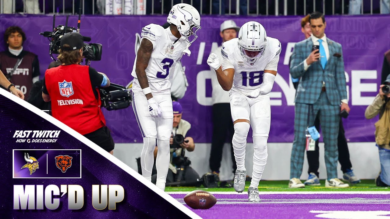 Justin Jefferson & Jordan Addison Mic'd Up During Minnesota Vikings Win Over Chicago Bears