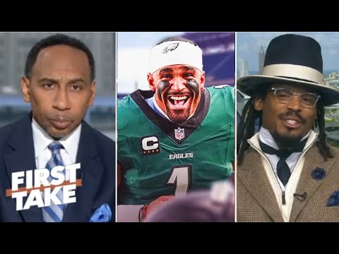 FIRST TAKE | Jalen Hurst is game changer! - Cam Newton claims Philadelphia Eagles are No.1 seed NFC