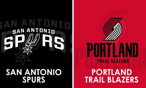 San Antonio Spurs vs Portland Trail Blazers NBA Live Scoreboard