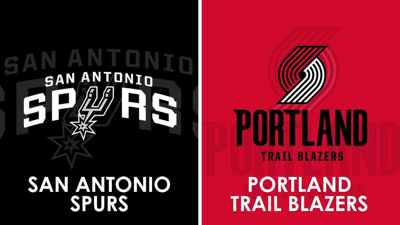 San Antonio Spurs vs Portland Trail Blazers NBA Live Scoreboard