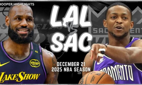 Los Angeles Lakers vs Sacramento Kings Full Game Highlights | Dec 21 | 2025 NBA Season