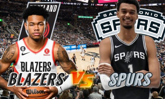 Portland Trail Blazers vs San Antonio Spurs Live Play by Play & Scoreboard