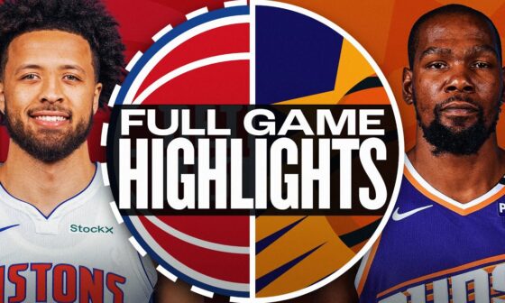 PISTONS at SUNS | FULL GAME HIGHLIGHTS | December 21, 2024