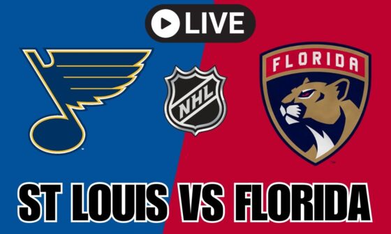 St Louis Blues Vs Florida Panthers NHL LIVE Play By Play Stream