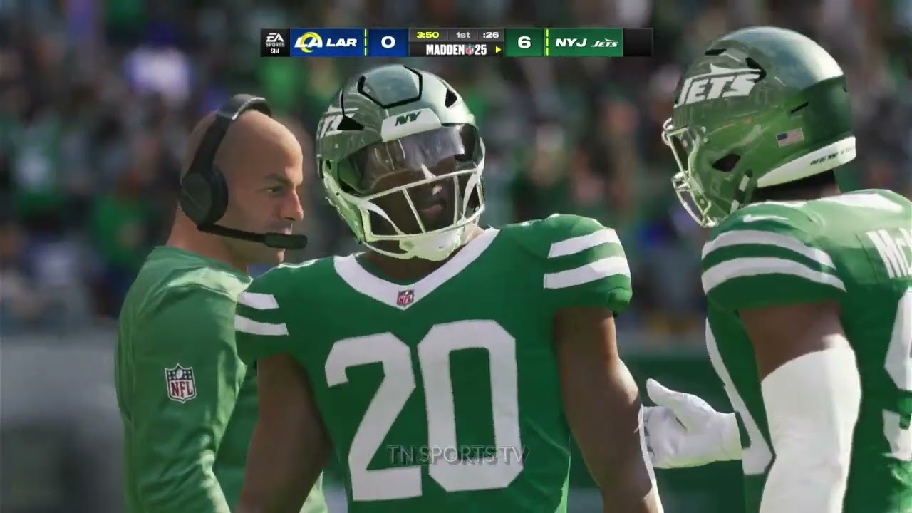 Los Angeles Rams vs New York Jets | Full Game | NFL Week 16 | Madden NFL 25